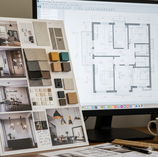 Scaled floor plans & layouts